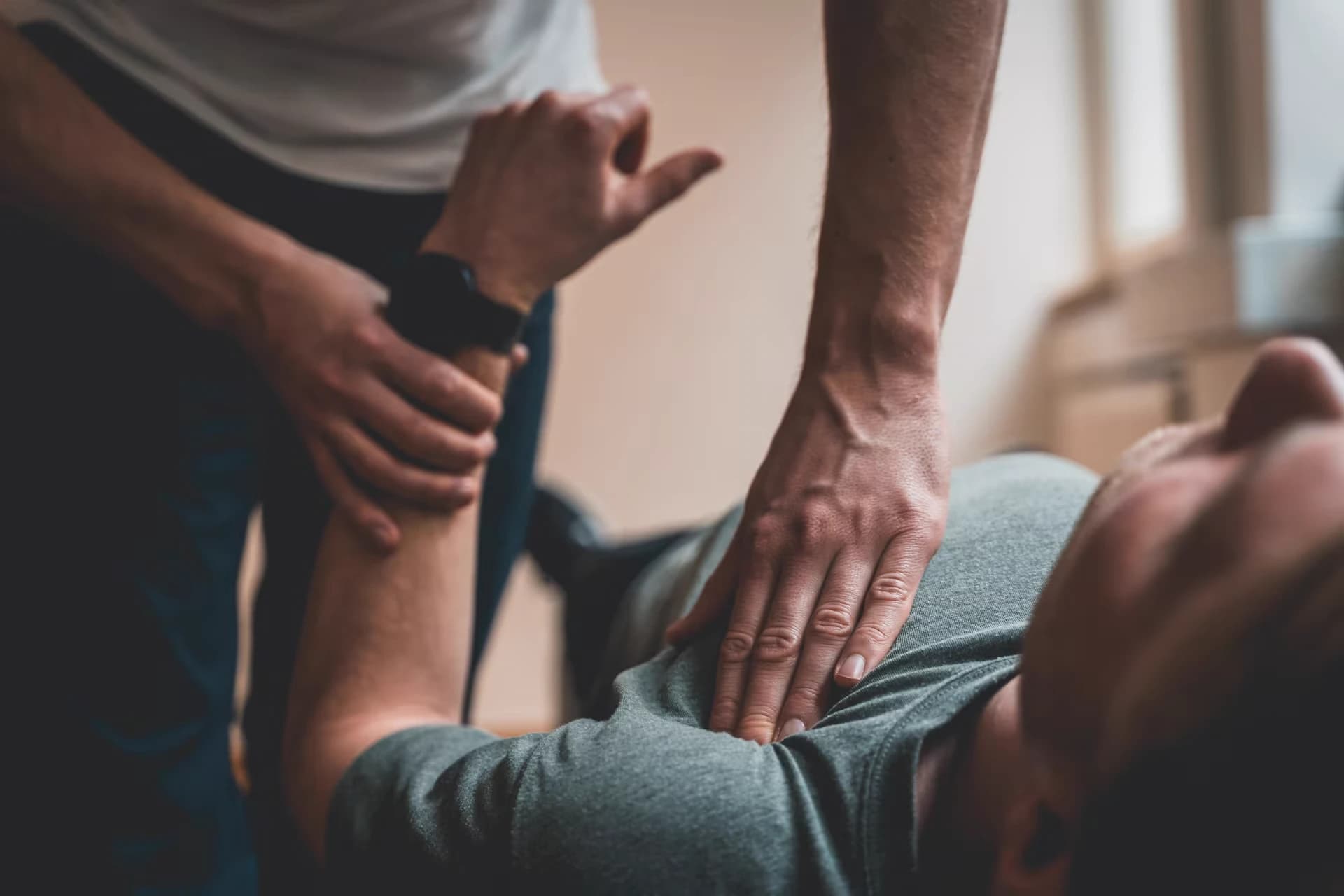 Physiotherapy session at Sage Physio
